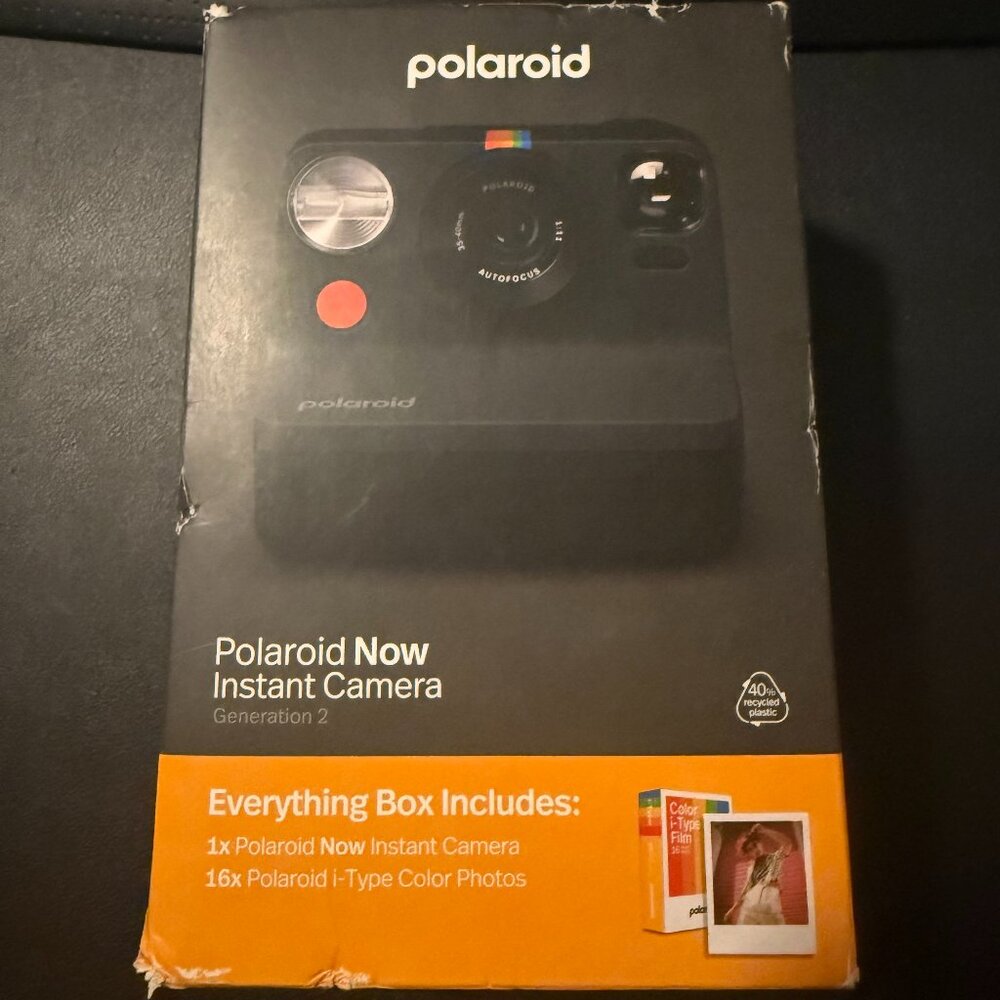 Polaroid Now Instant Camera Everything Box - Black